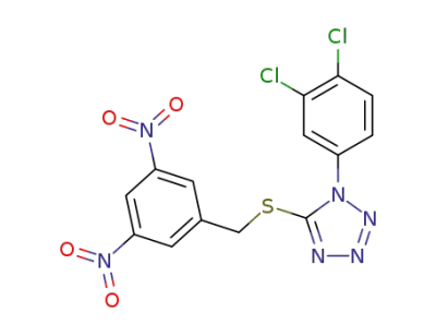 5-[(3,5-dinitrobenzyl)sulfanyl]-1-(3,4-dichlorophenyl)-1H-tetrazole